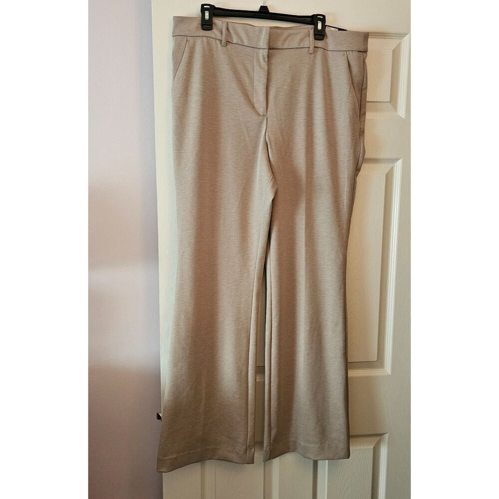 Simply Vera Vera Wang Beige Women's Flare Pants